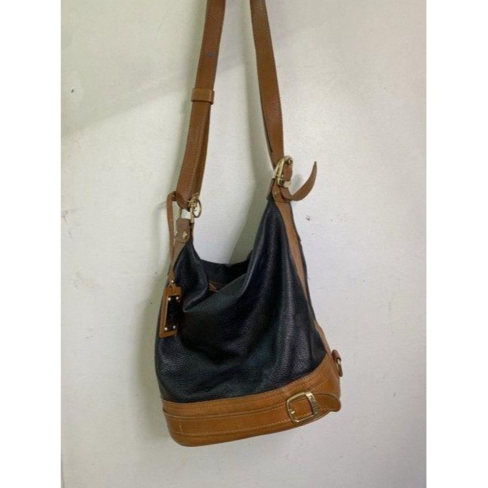 valentina black orange shoulder bag - Picture 2 of 11